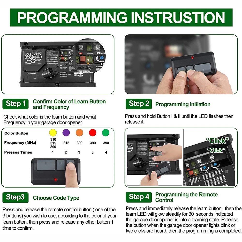 Twin-Pack LiftMaster 953EV-P2 Door Opener Remotes