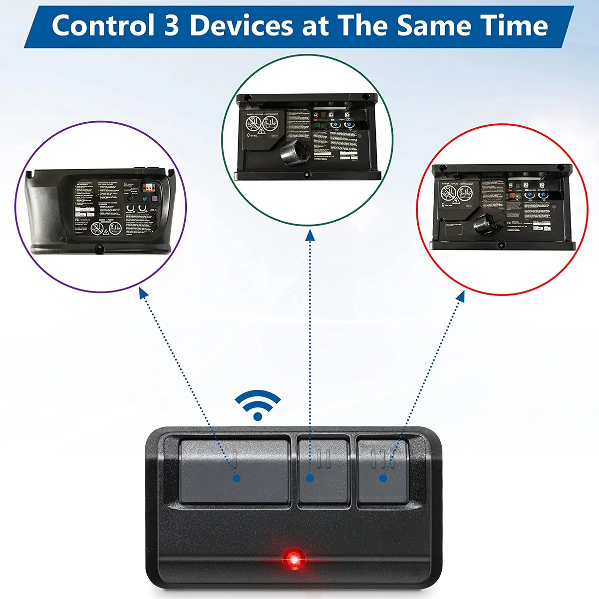 Twin-Pack LiftMaster 953EV-P2 Door Opener Remotes