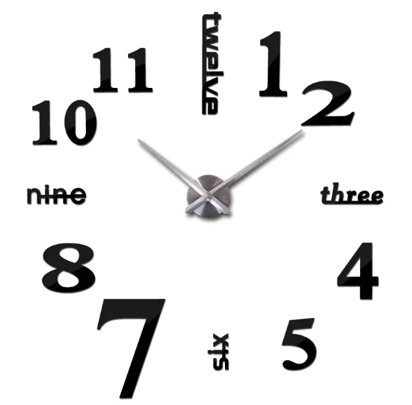 Modern Acrylic DIY Clock
