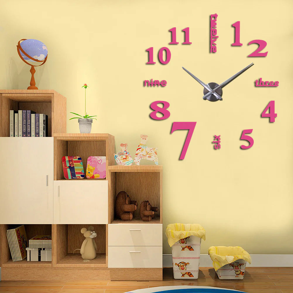 Modern Acrylic DIY Clock
